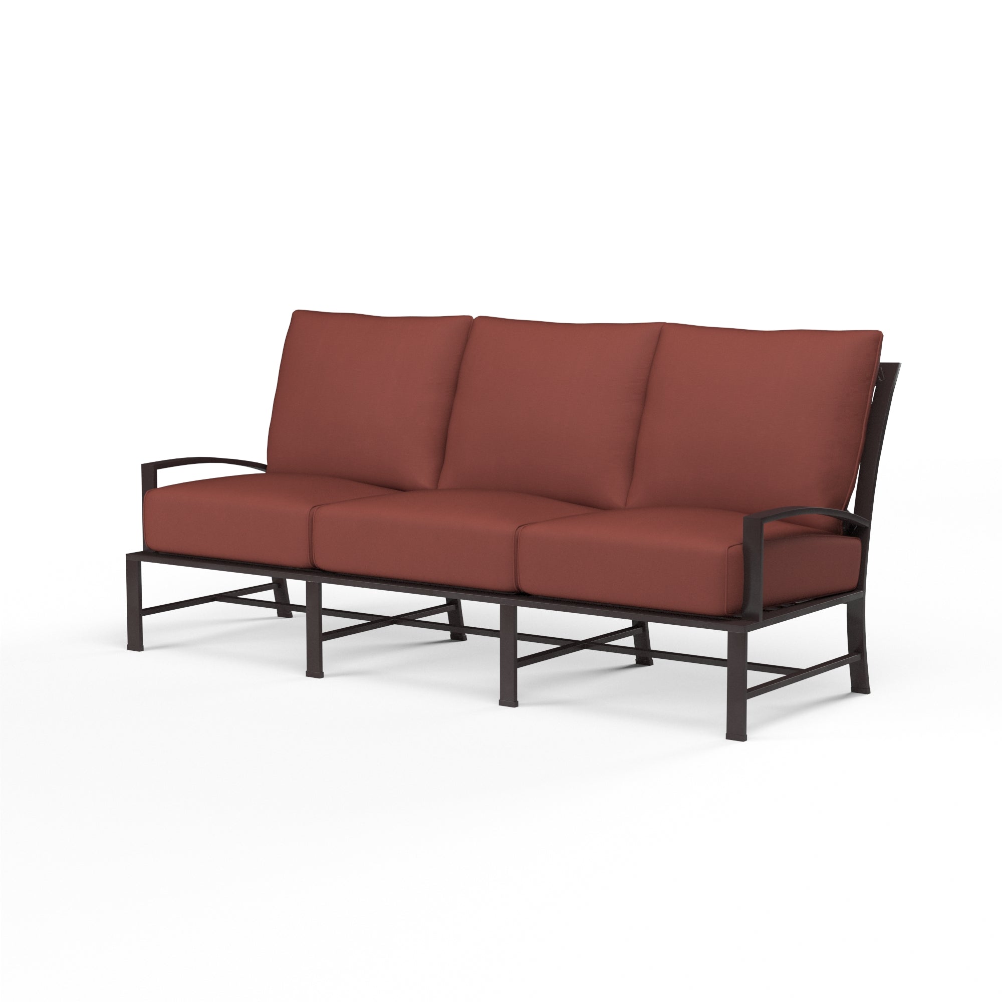 Sunset West La Jolla Aluminum Sofa with Cushion