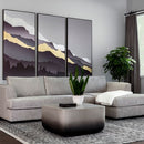 Sunpan Strut Coffee Table Black Ombre / Marble Look