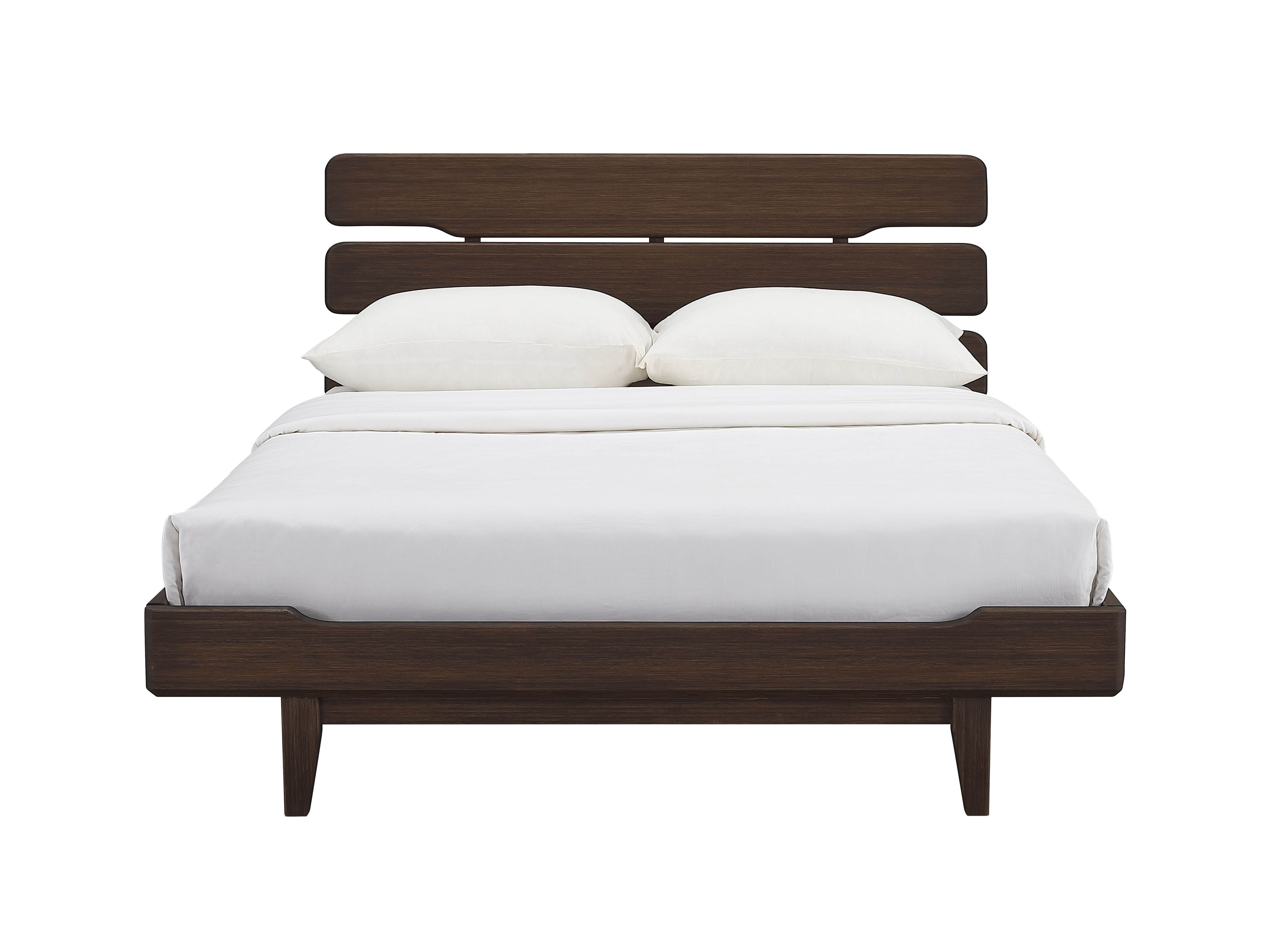 Greenington Currant California King Platform Bed Caramelized / Oiled Walnut