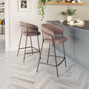 Zuo Modern Josephine Counter Stool in Cream/Brown