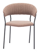 Zuo Modern Josephine Dining Chair in Cream/Brown