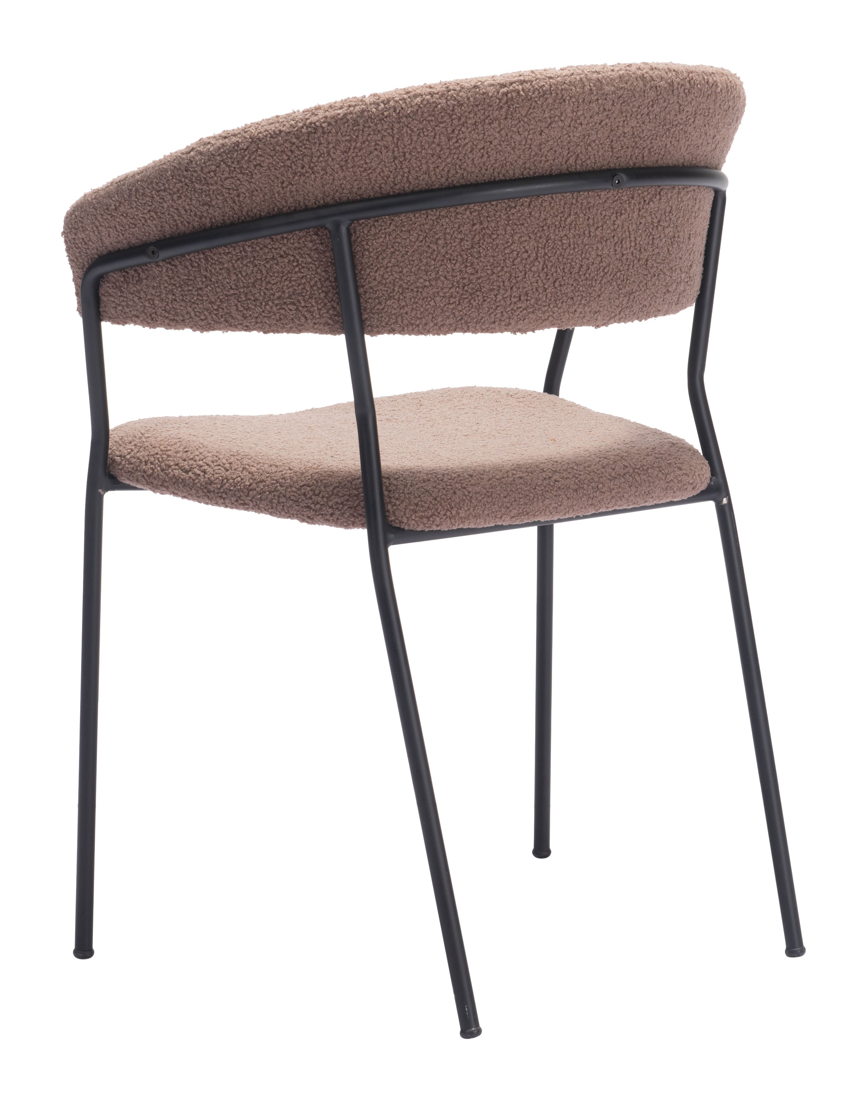 Zuo Modern Josephine Dining Chair in Cream/Brown