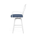Sunset West Bristol Swivel Counter Stool with Cushion