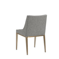 Sunpan Dionne Dining Chair in Monument Oatmeal / Monument Pebble