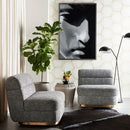 Sunpan Florin Swivel Lounge Chair - Nash Zebra