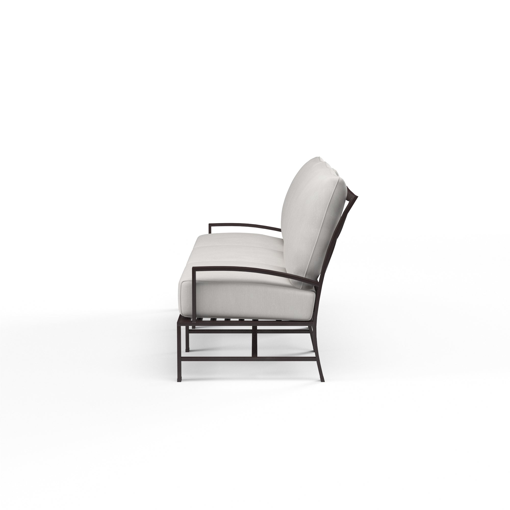 Sunset West La Jolla Aluminum Sofa with Cushion