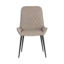 Sunpan Iryne Dining Chair in Bounce Nut / Bounce Smoke / Bounce Stone - Set of Two