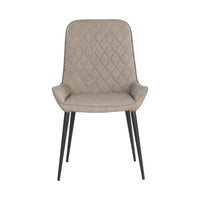 Sunpan Iryne Dining Chair in Bounce Nut / Bounce Smoke / Bounce Stone - Set of Two