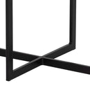 Sunpan Rivas End Table Grey / White Marble