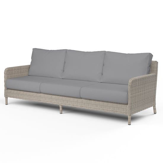 Sunset West Manhattan Ottoman with Cushion