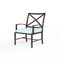 Sunset West La Jolla Aluminum Dining Chair with Cushion
