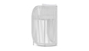 Azzurro Living Kamari Bar Stool With Matte White Aluminum Frame And White Mist All-Weather Texteline Rope