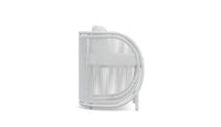 Azzurro Living Kamari Dining Chair With Matte White Aluminum  and White Mist All-Weather Texteline Rope
