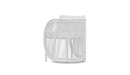 Azzurro Living Kamari Dining Chair With Matte White Aluminum  and White Mist All-Weather Texteline Rope