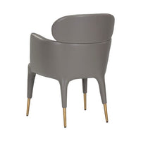 Sunpan Melody Dining Armchair Napa Stone / Napa Taupe