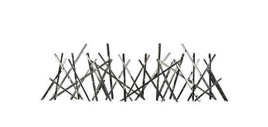 Napoleon Hearth Nickel Stix Designer Fire Art