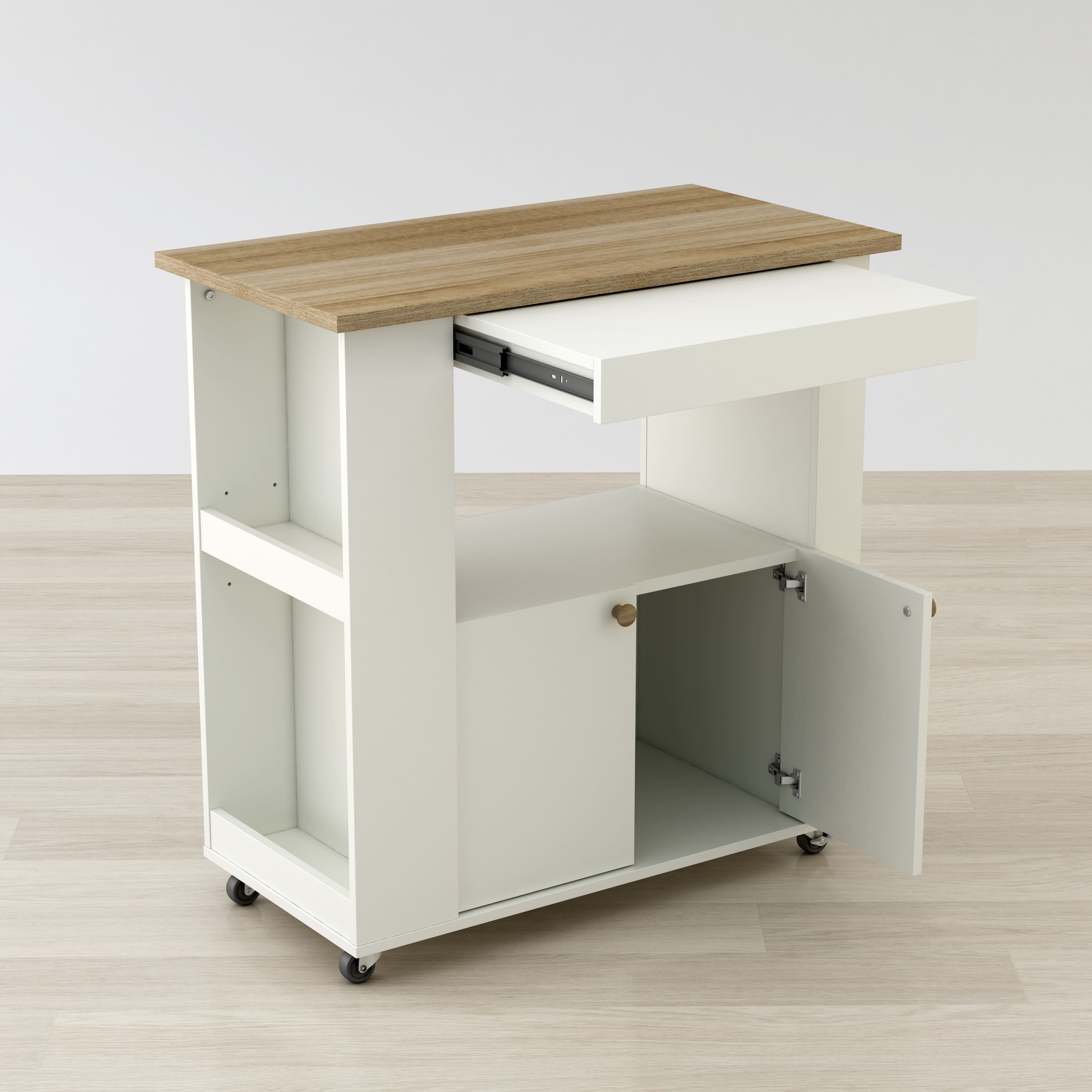 Anderson Teak Aston 33.5" Kitchen Cart