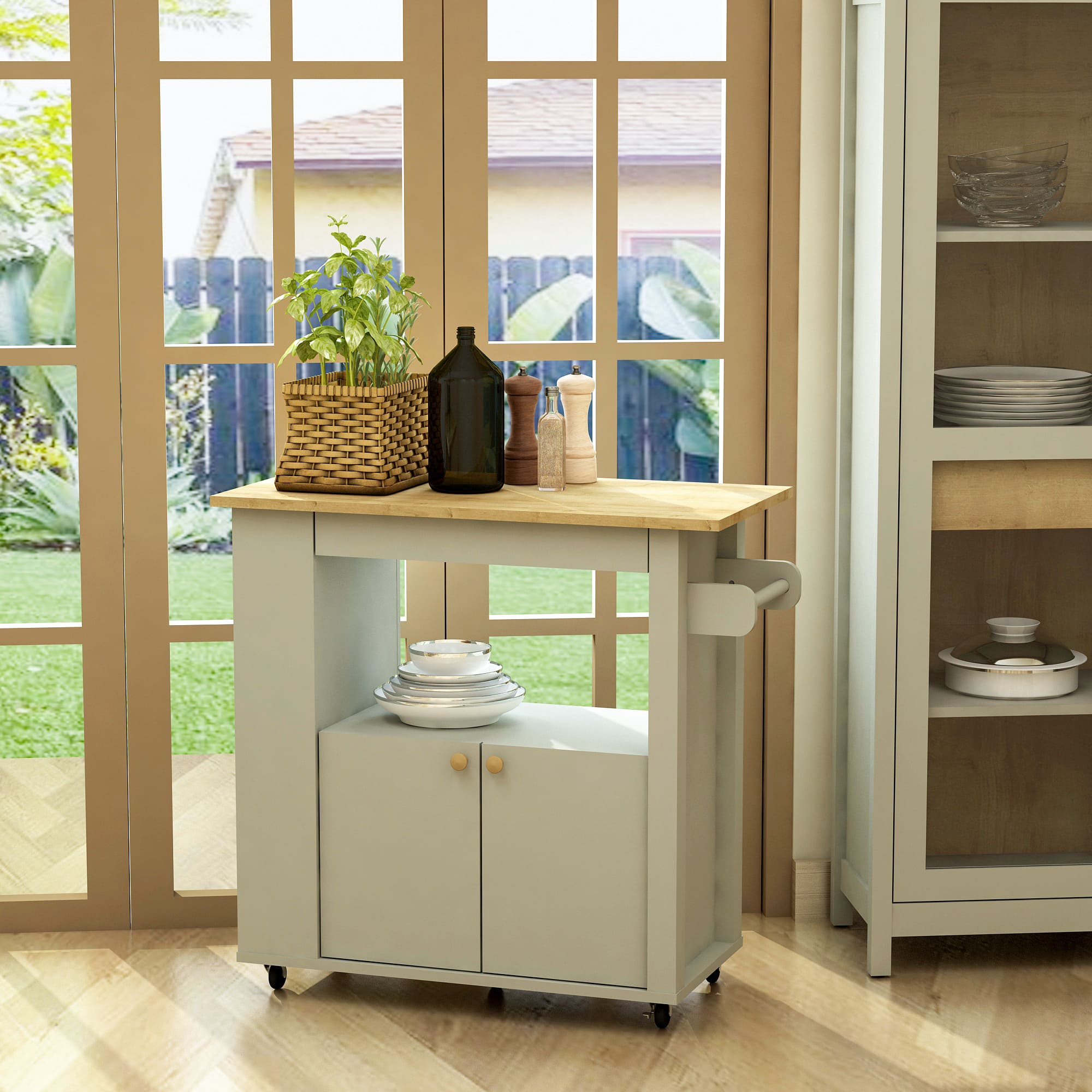 Anderson Teak Astor 35" Kitchen Cart