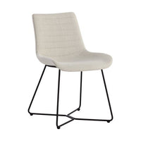 Sunpan Gracen Dining Chair in Hazelnut / Nightfall Black