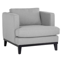 Sunpan Kaius Armchair in Limelight Oat / Limelight Silver