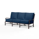 Sunset West La Jolla Aluminum Sofa with Cushion