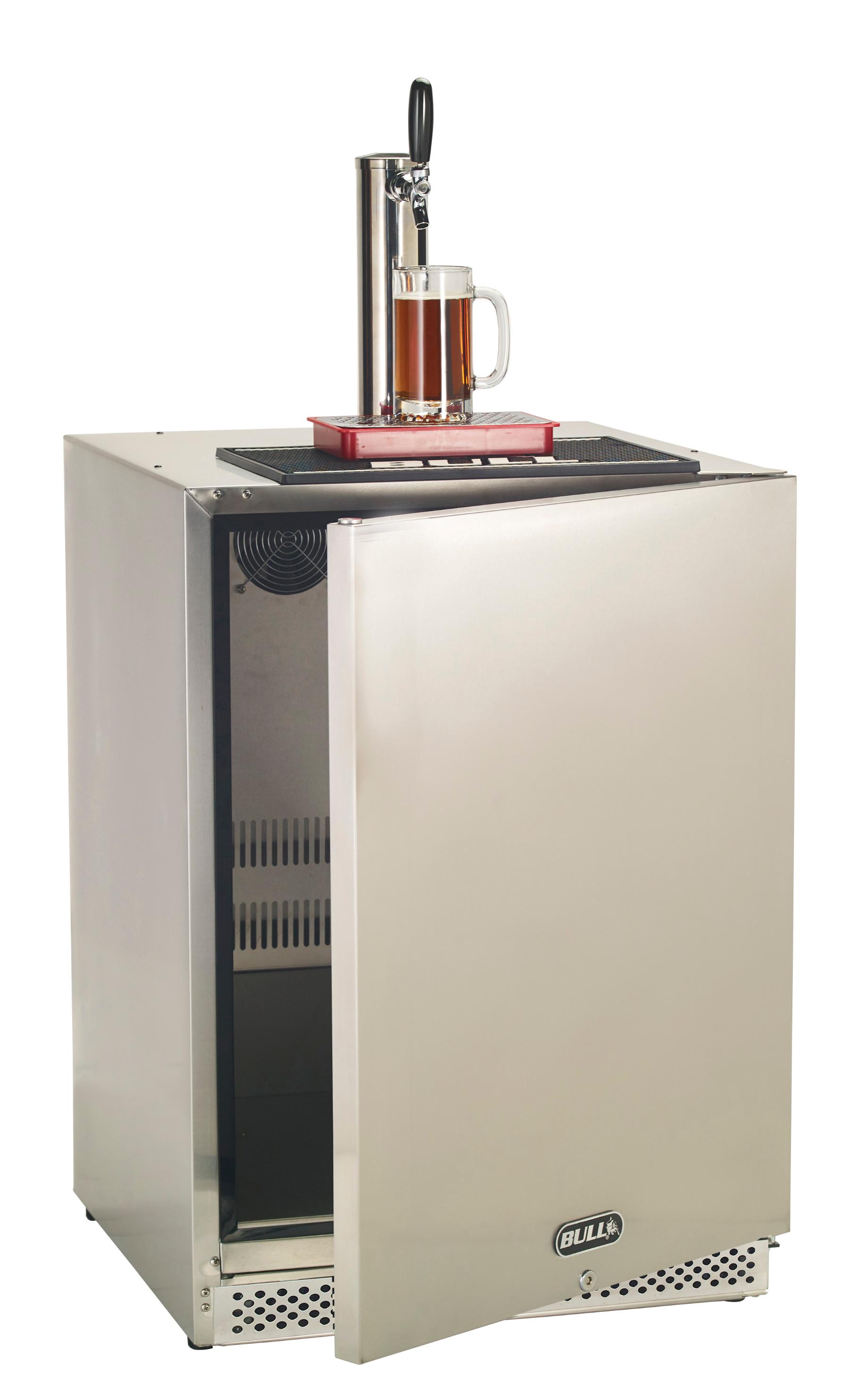 Bull BBQ Kegerator with Single Tap