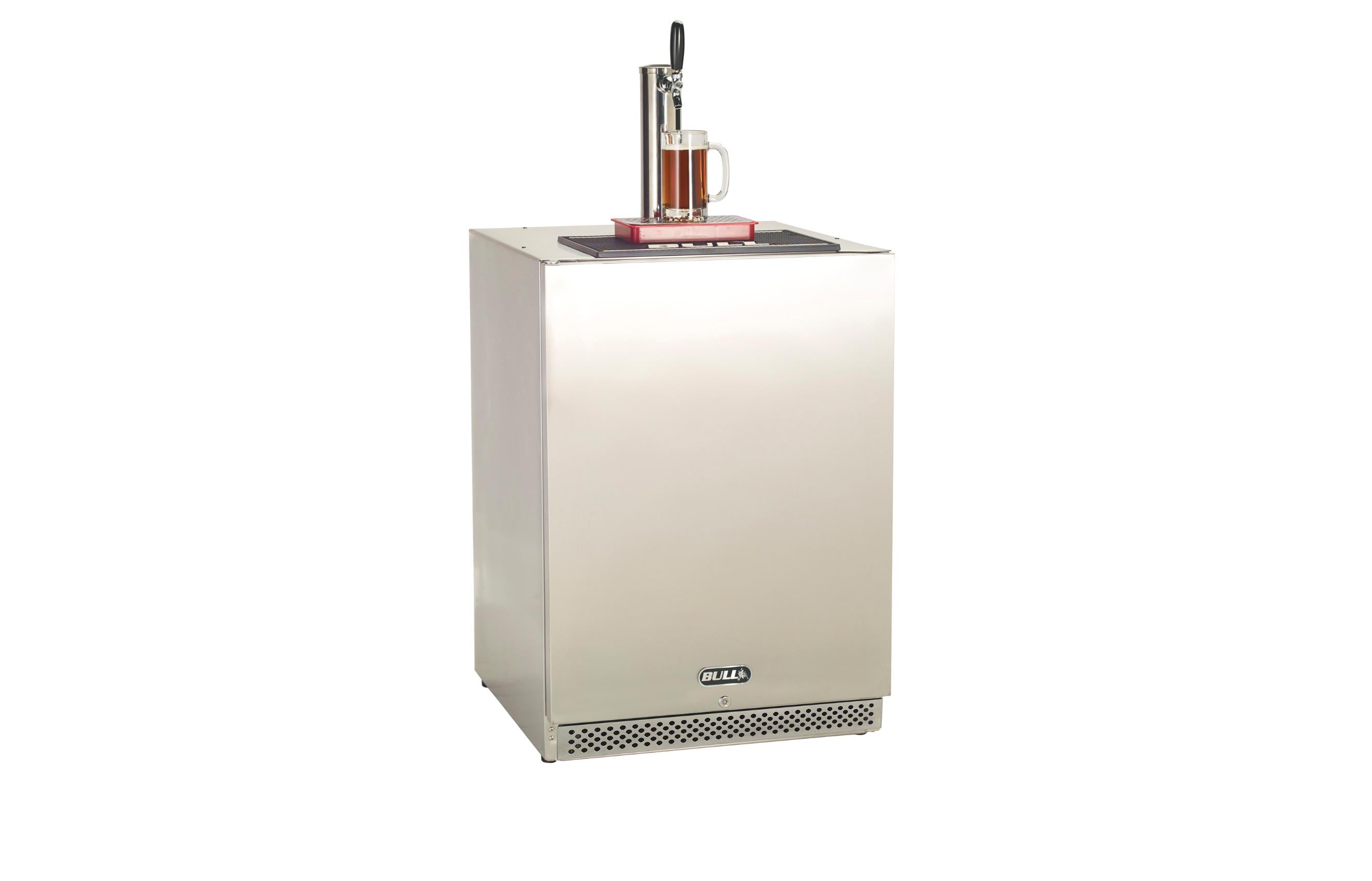 Bull BBQ Kegerator with Single Tap