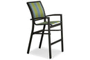 Telescope Casual Kendall Sling Bar Height Stacking Arm Chair