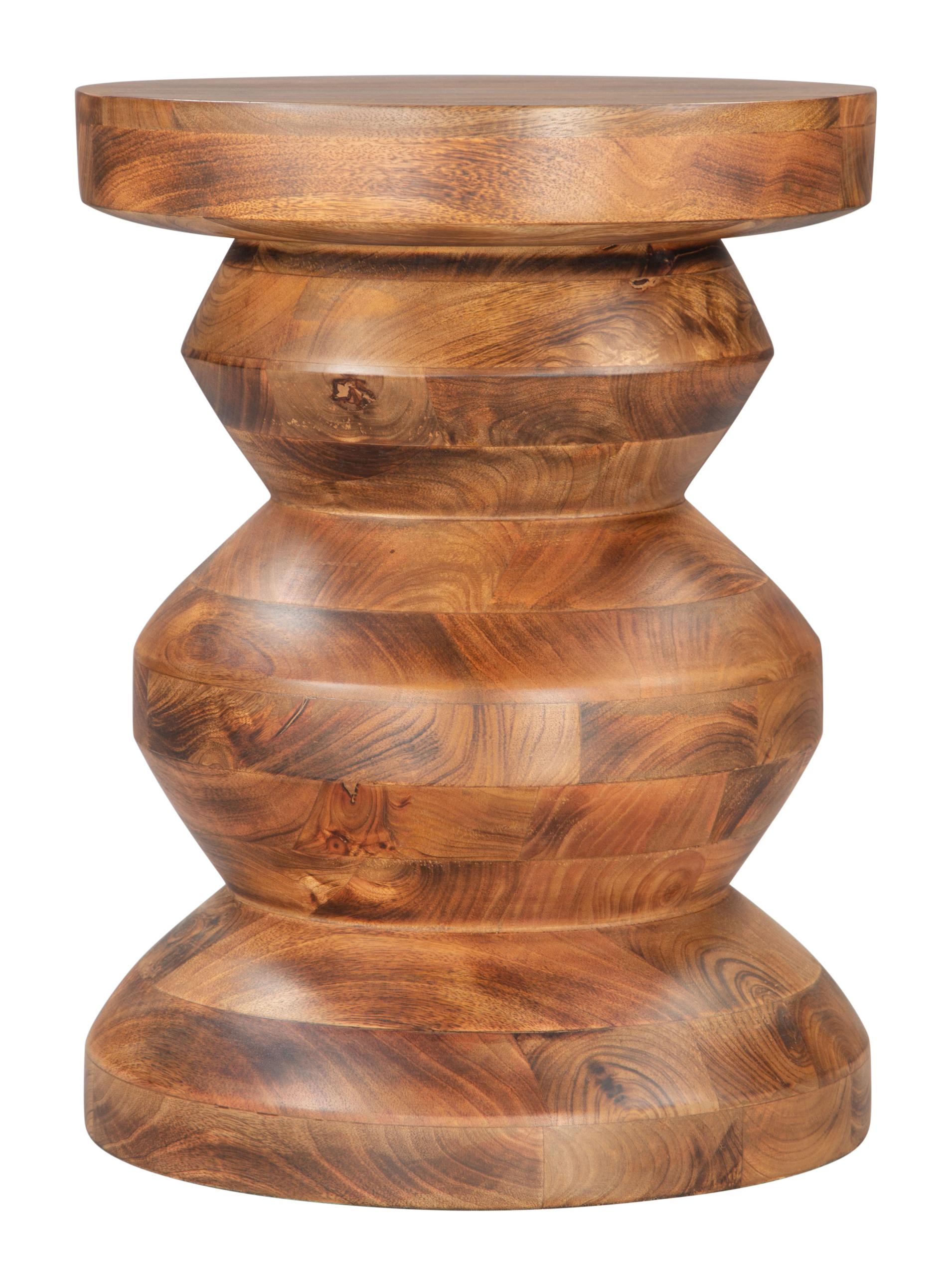 Zuo Modern Kerala Side Table in Walnut