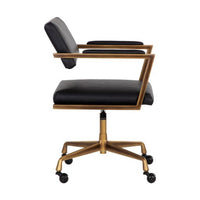 Sunpan Ventouz Office Chair - Vintage Black