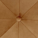 Sunpan Esti Ottoman in Gold Sky-Abbington Navy / Polo Club Stone-Bravo Metal