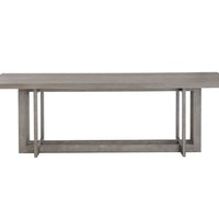 Sunpan Disera Dining Table 96'' in Ash Grey / Dark Brown / Natural