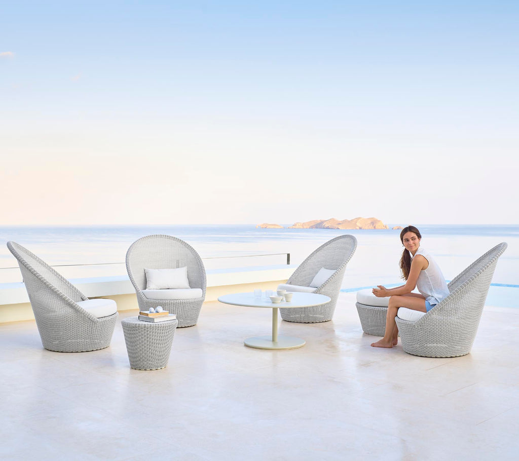 Cane-Line Kingston Sunchair with Wheels