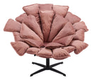 Zuo Modern Kipas Accent Chair in Pink