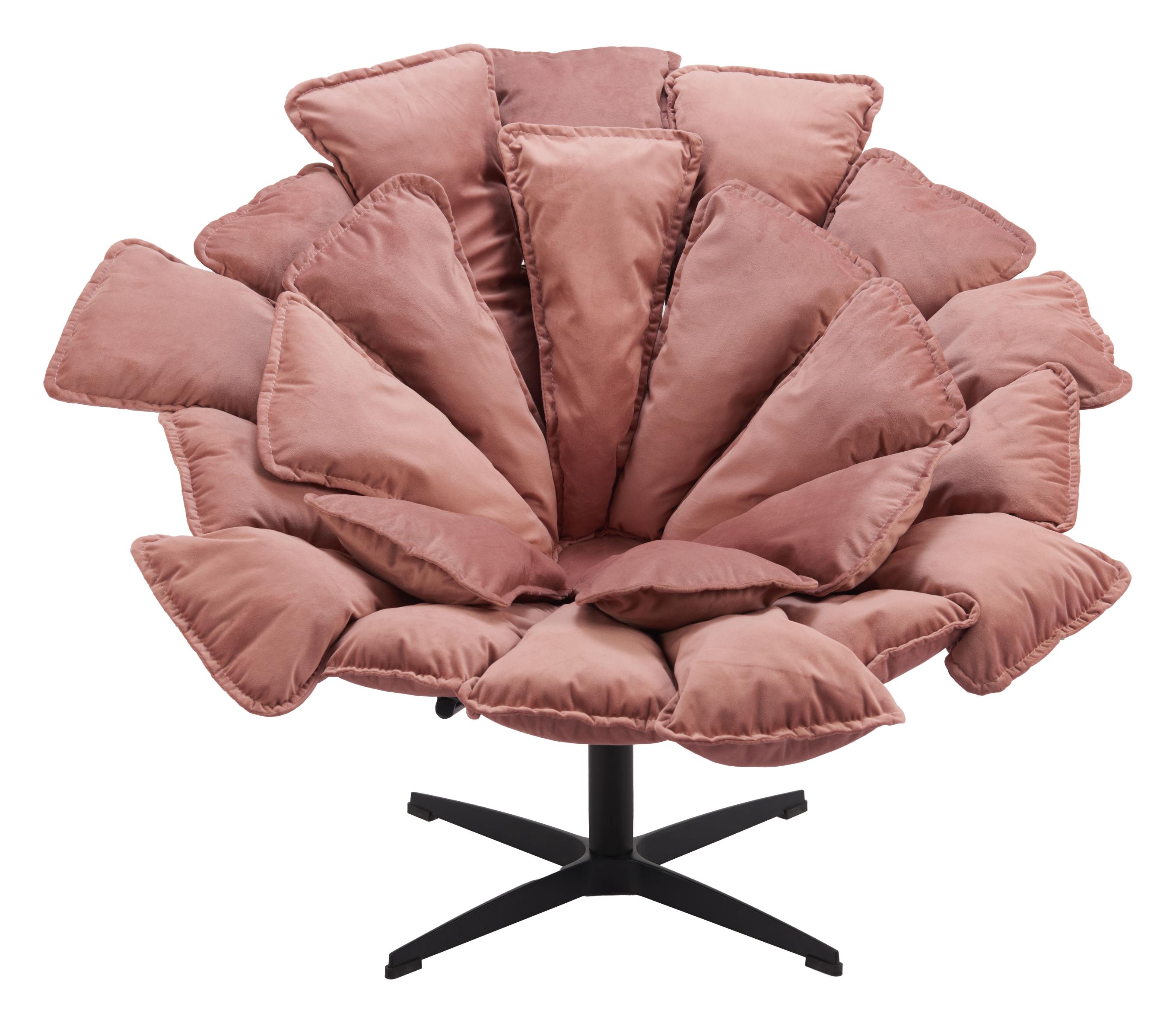 Zuo Modern Kipas Accent Chair in Pink