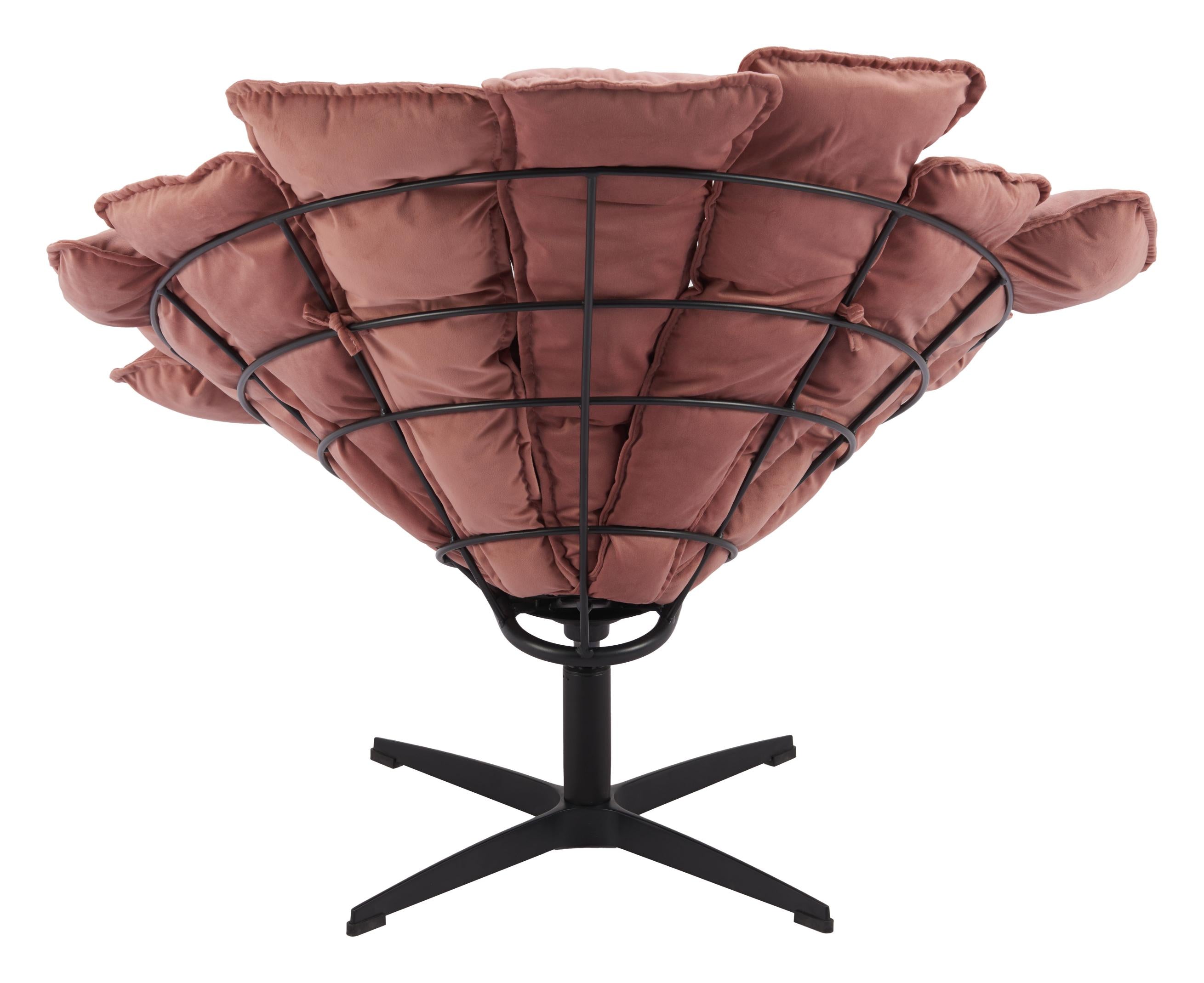 Zuo Modern Kipas Accent Chair in Pink