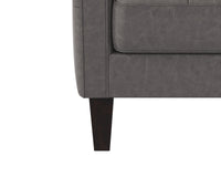 Sunpan Karmelo Armchair Cognac/Vintage Charcoal Leather