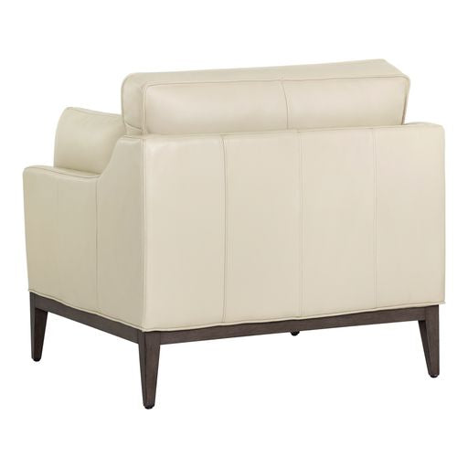 Sunpan Mackenzie Armchair - Astoria Cream Leather