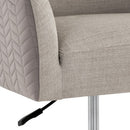 Sunpan Holland Office Chair - Zenith Taupe Grey / Taupe Sky