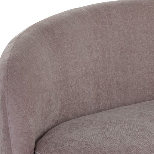 Sunpan Kendra Sofa in Altro Cappuccino / Planet Lilac