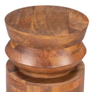 Zuo Modern Kollam Side Table in Walnut