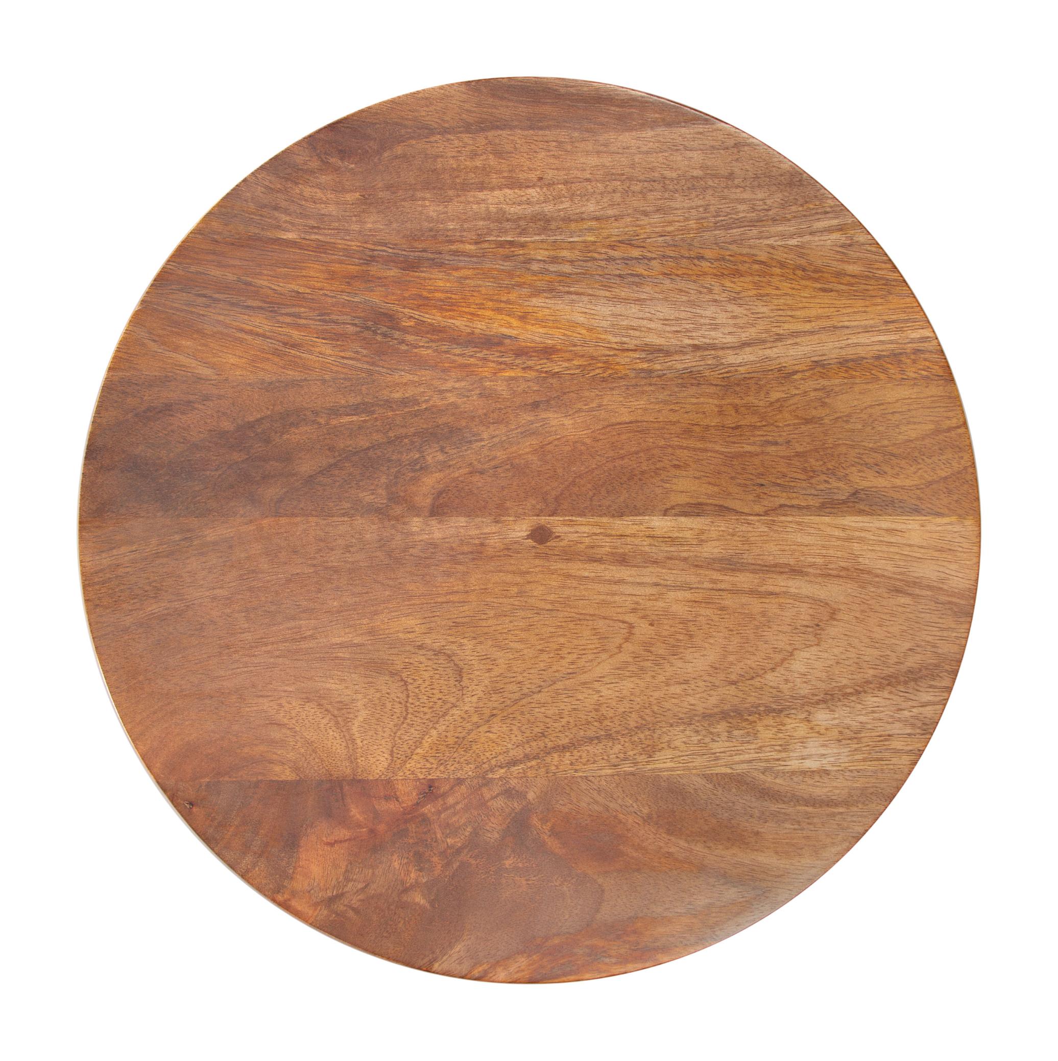 Zuo Modern Kollam Side Table in Walnut
