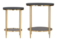 Zuo Modern Koper Coffee Table Set Black