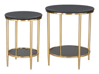Zuo Modern Koper Coffee Table Set Black