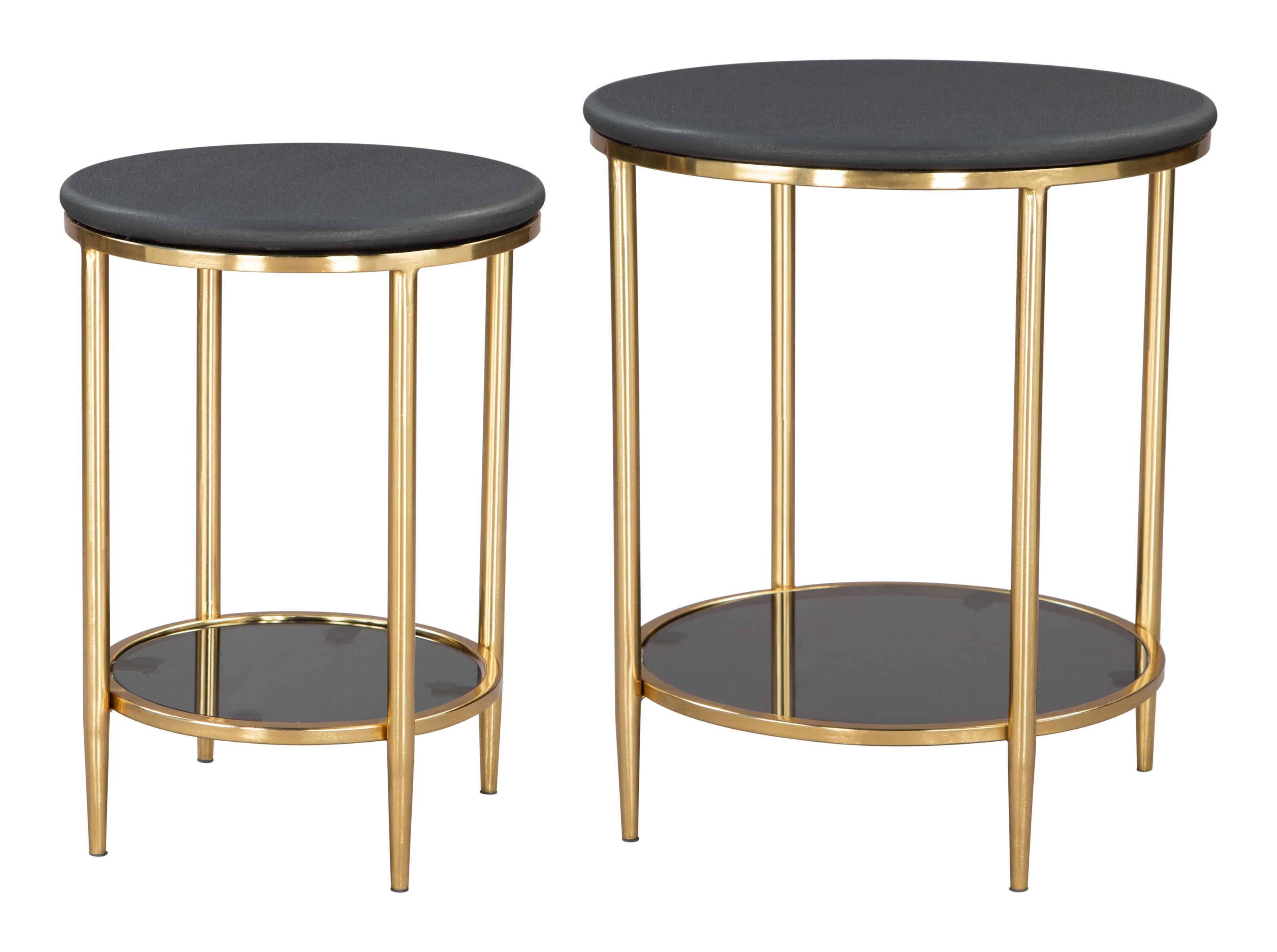 Zuo Modern Koper Coffee Table Set Black