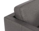 Sunpan Karmelo Armchair Cognac/Vintage Charcoal Leather