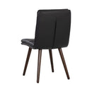 Sunpan Zelia Dinng Chair - Linea Black Leather - Set of Two