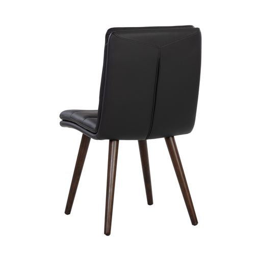 Sunpan Zelia Dinng Chair - Linea Black Leather - Set of Two