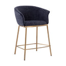 Sunpan Nadine Counter Stool Chacha Grey / Chacha Navy