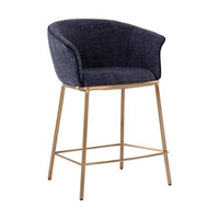 Sunpan Nadine Counter Stool Chacha Grey / Chacha Navy